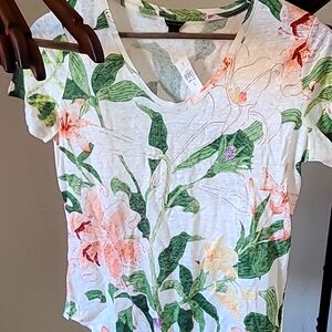 Ann Taylor floral t shirt